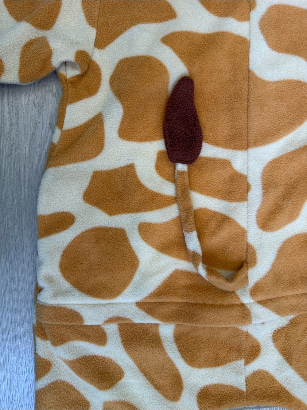 Giraffe Costume Toddler 2/3T Halloween Dress Up Hooded Safari Animal Outfit Sz95 - Picture 13 of 15